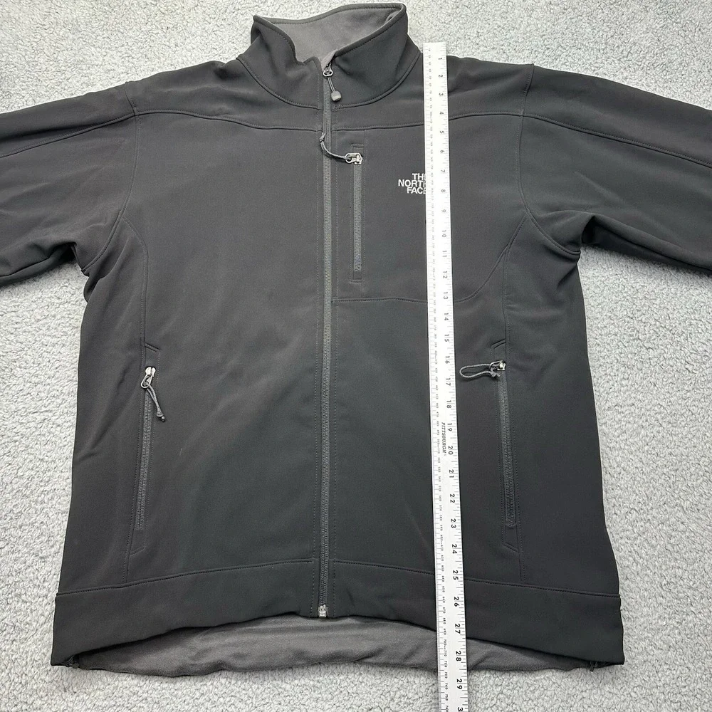 The North Face Mens Size Large Apex Bionic ANA1 Black Full-Zip Soft Shell Jacket